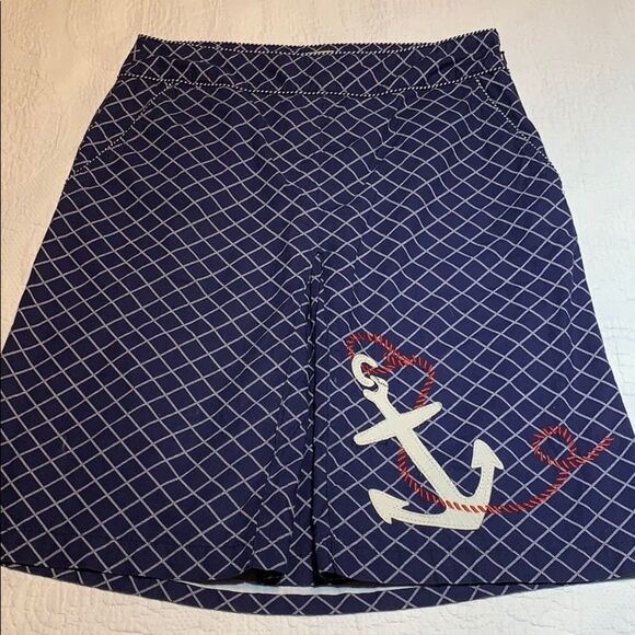 L.L. Bean nautical anchor skirt. 4 - Picture 1 of 6